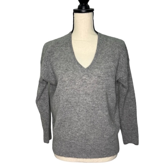 Skull Cashmere Sweaters - Skull Cashmere Grey Pullover Sweater